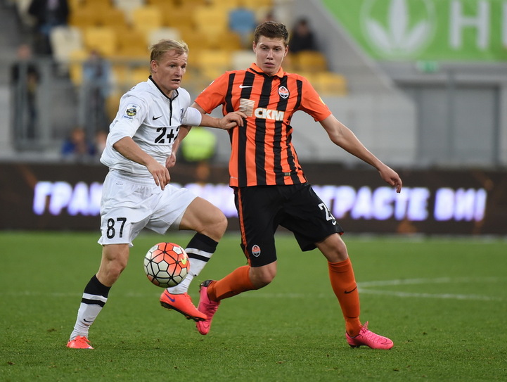 Николай Матвиенко против Черноморца, фото shakhtar.com