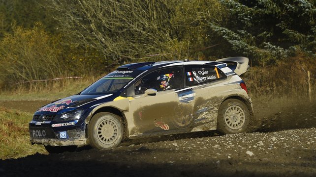 Ожье лидирует в первый день ралли Уэльса - WRC