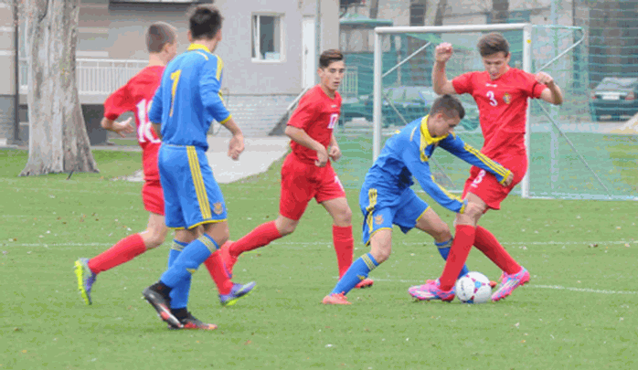 ТМ. Украина (U-16) во второй раз оказалась сильнее Молдовы - Футбол