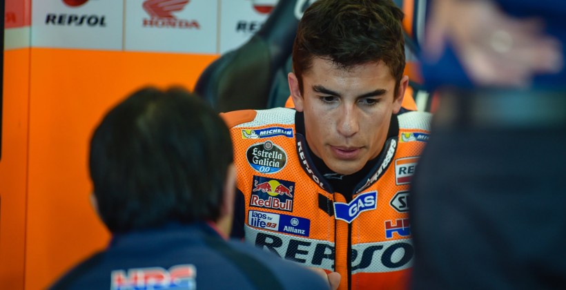 Маркес дважды упал в Хересе - MotoGP