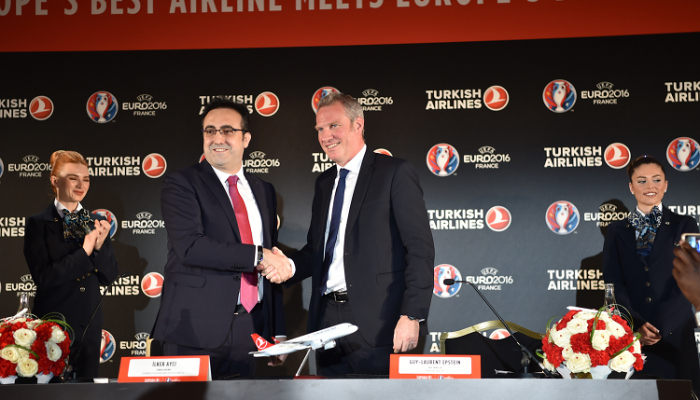 Компания Turkish Airlines стала партнером Евро-2016 - Евро-2016