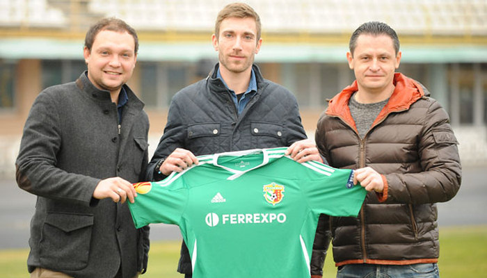 Юрий Коломоец (посередине), vorskla.com.ua
