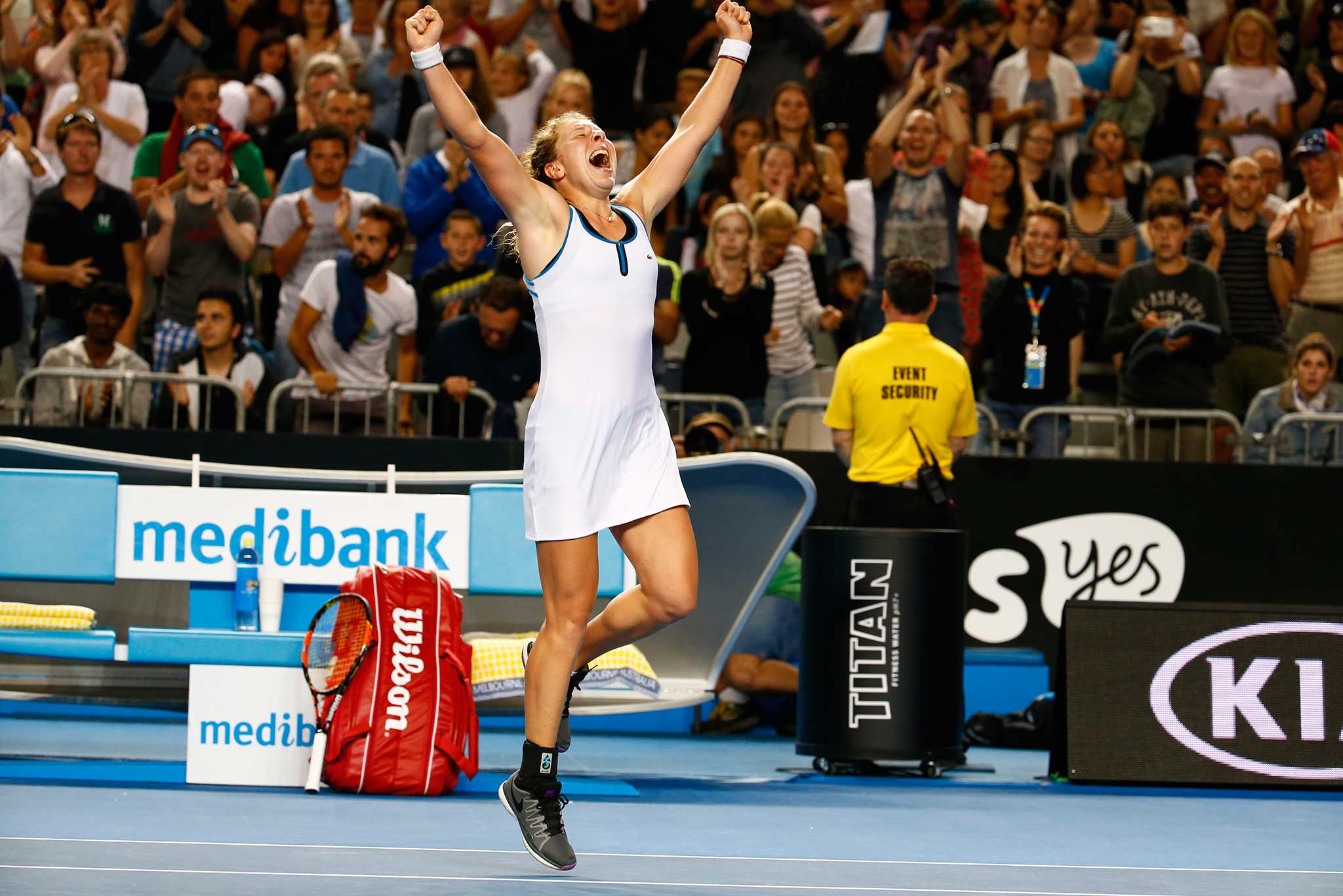 Анна-Лена Фридсам, ausopen.com