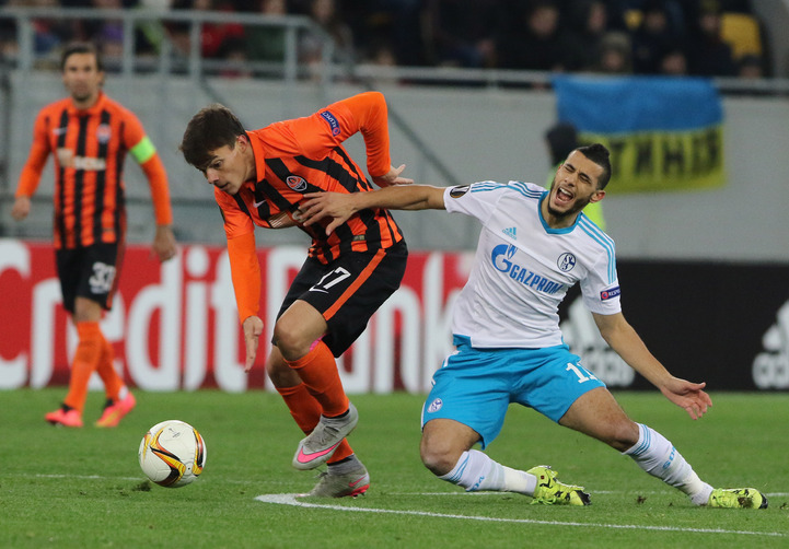 Максим Малышев (с мячом), shakhtar.com