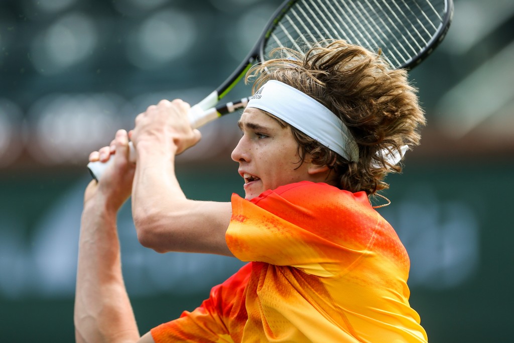 Александр Зверев, bnpparibasopen.com