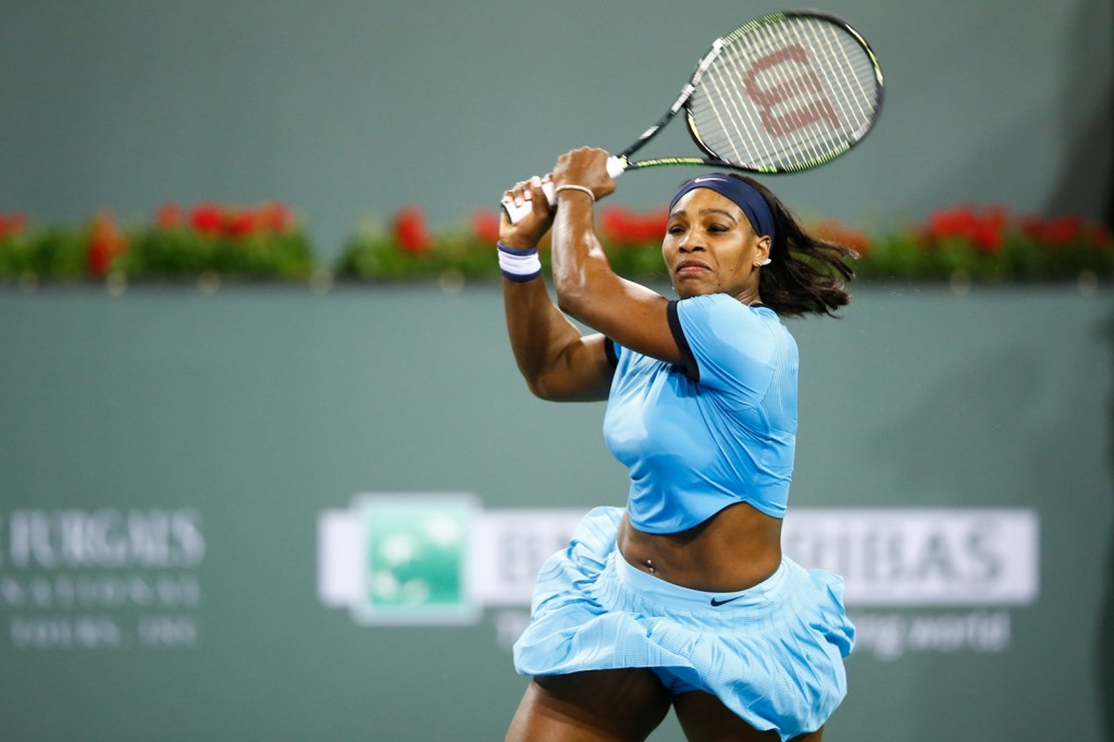 Серена Уильямс, bnpparibasopen.com
