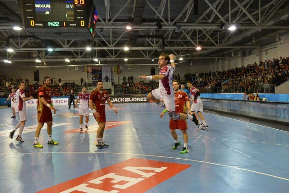 Лучшим игроком в составе Мотора стал левый крайний Игорь Сорока, ehf.eu