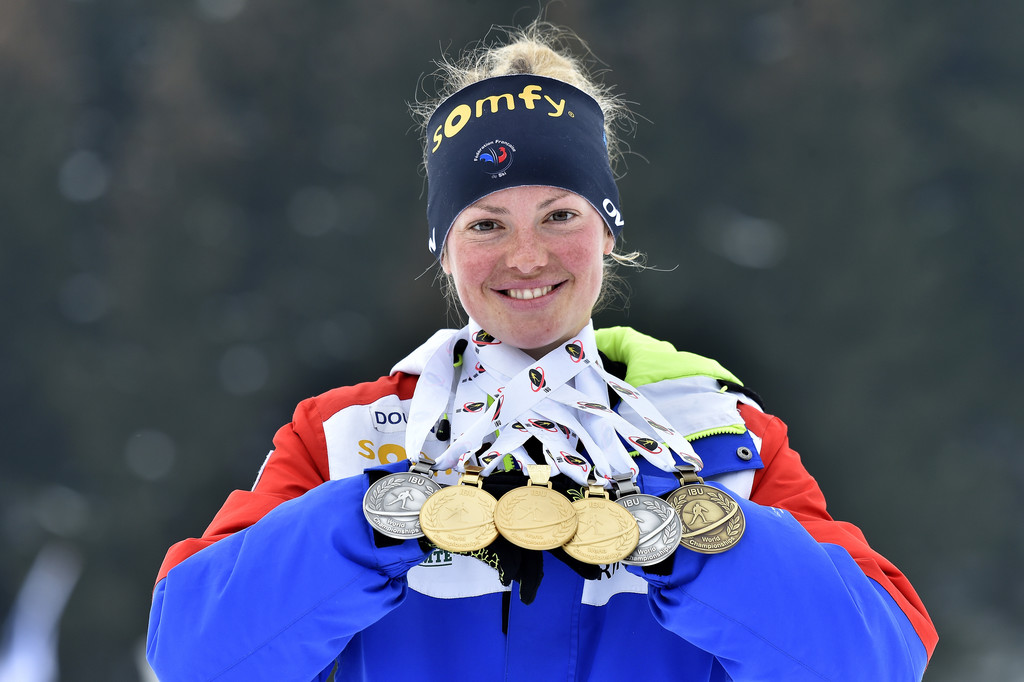 Шесть медалей Мари Дорэн Абер - лучший показатель на этом чемпионате мира, Zimbio