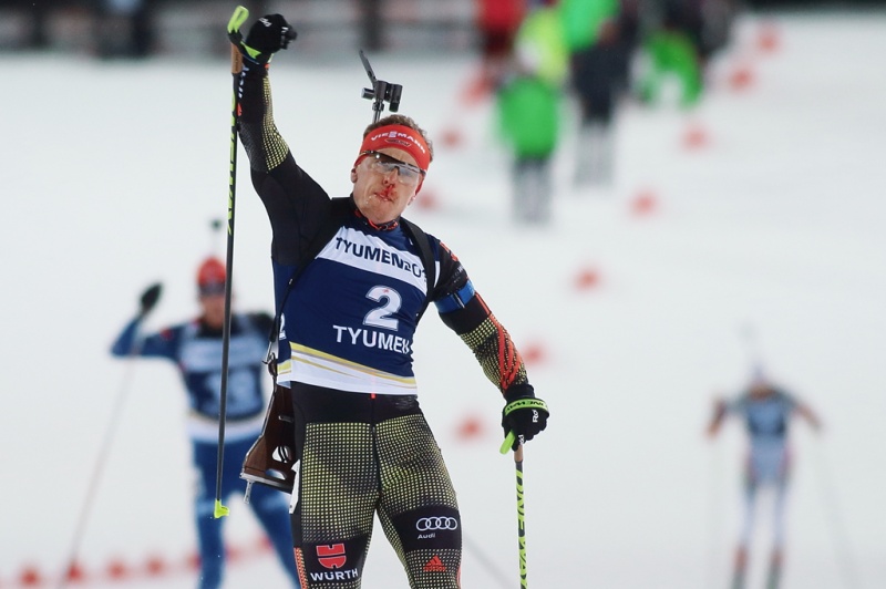 Без крови не обошлось: золотой финиш Флориана Графа в масс-старте, eurobiathlon.csp72.ru