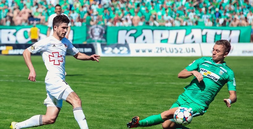 Карпати програли в футбол - Чемпионат Украины