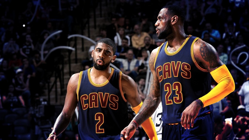 ЛеБрон Джеймс и Кайри Ирвинг, фото NBA