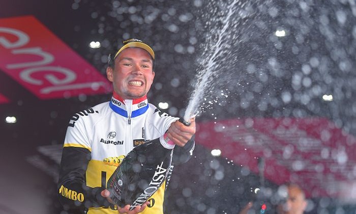 Джиро д'Италия. Роглич берет разделку, Брамбилла остается лидером - Велоспорт