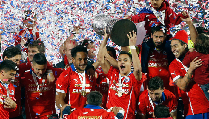 Copa del Centenario. Чили - Копа Америка