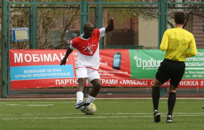 Самым известным новичком белоцерковцев стал экс-динамовец Омоко, фото arsenalbc.in.ua