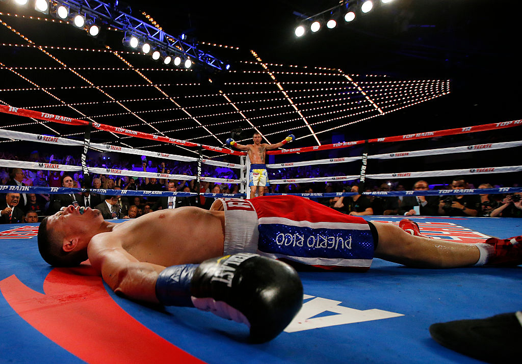 Василий Ломаченко нокаутировал Романа Мартинеса, Getty Images
