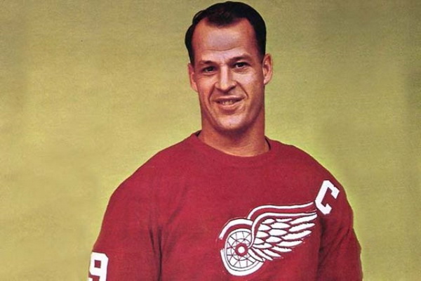 Gordie Howe Red Wings Captain