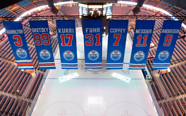 edmonton-oilers Rafters