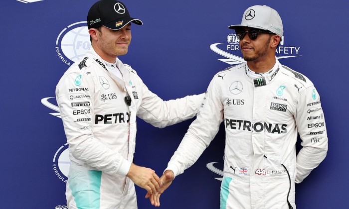 Общий зачет: Хэмилтон опережает Росберга на 19 очков - Формула 1