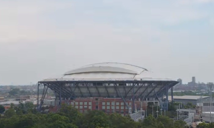 Крыша над центральной ареной US Open достроена - US Open