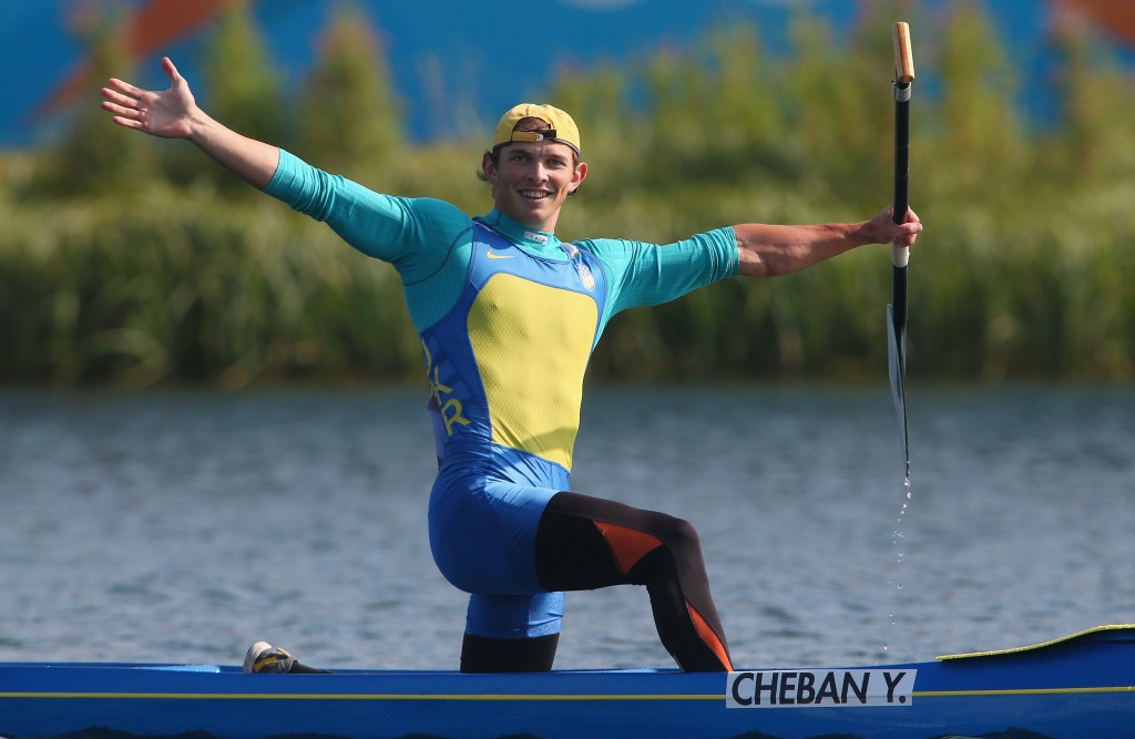 Юрій Чебан святкує перемогу в Лондоні, Getty Images