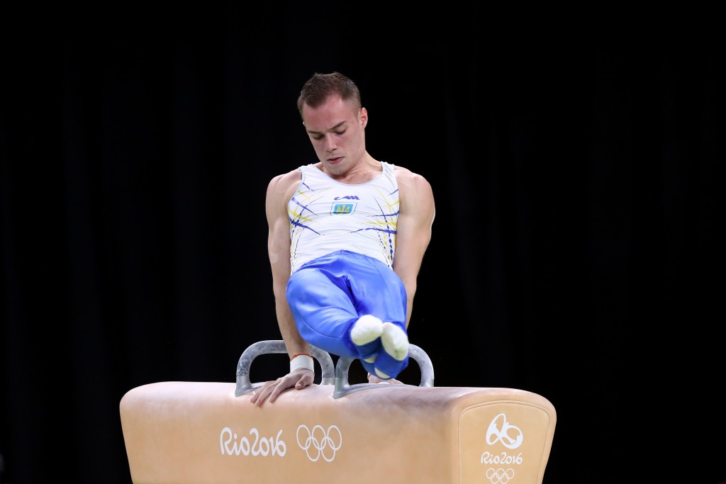 Олег виконує вправу на коні, Getty Images