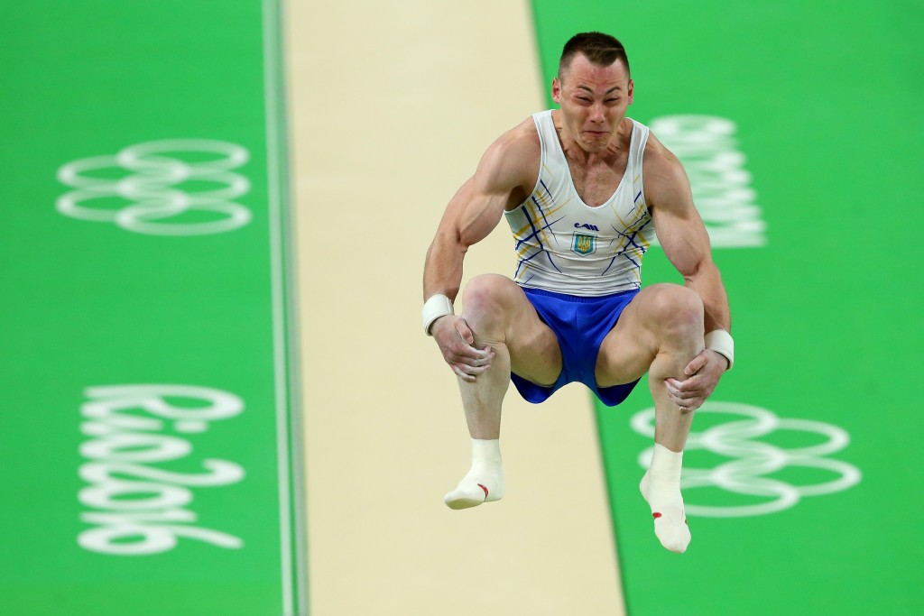 Игорь Радивилов выполняет свой именной прыжок, Getty Images