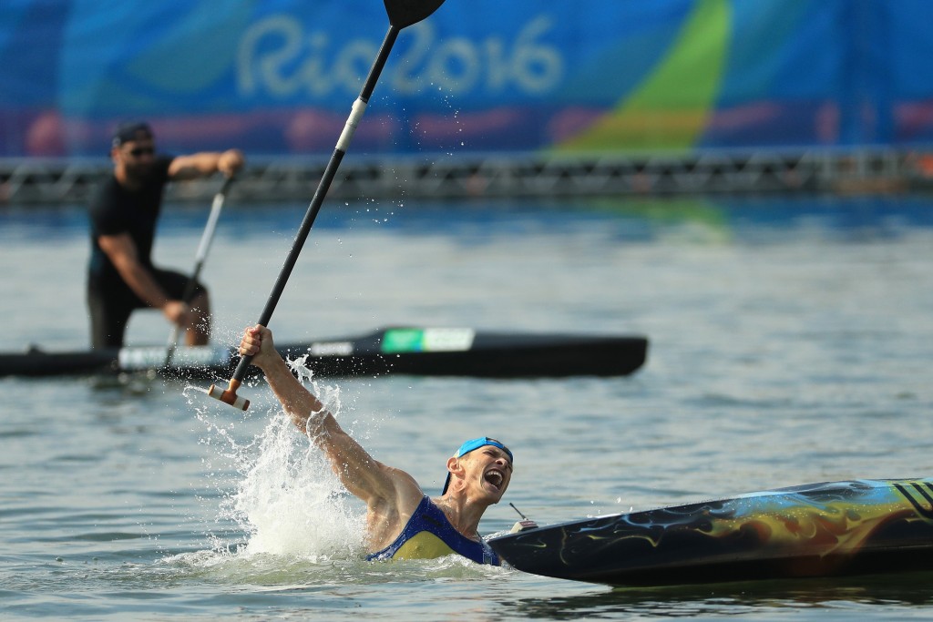 Емоції Чебана після фінішу, Getty Images