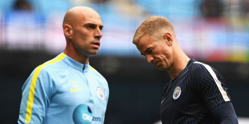 Вилли Кабальеро и Джо Харт, Getty Images