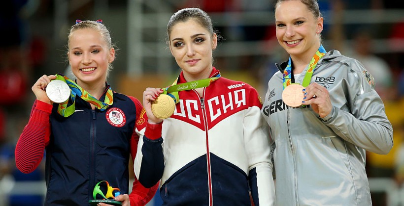 Спортивная гимнастика. Мустафина вырывает золото из рук американки - Спортивная гимнастика