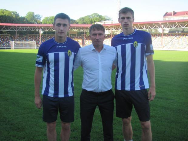 Шаповалов, Марущак и Скидан, фото fc.ternopil.ua