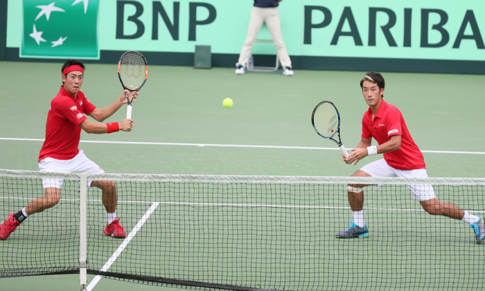 Кеи Нисикори и Юити Сугита, itftennis.com