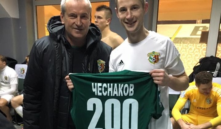 Чеснаков провел 200-й матч за Ворсклу в чемпионатах Украины - Футбол
