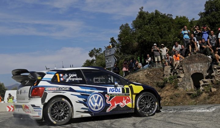 Ожье остался во главе протокола после второго дня ралли Франции - WRC