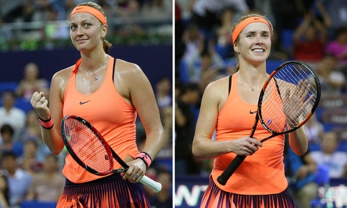WTA Elite Trophy. Квитова уверенно обыграла Свитолину. Как это было - Теннис