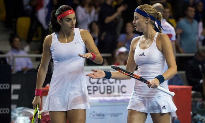 Каролин Гарсия и Кристина Младенович, fedcup.com