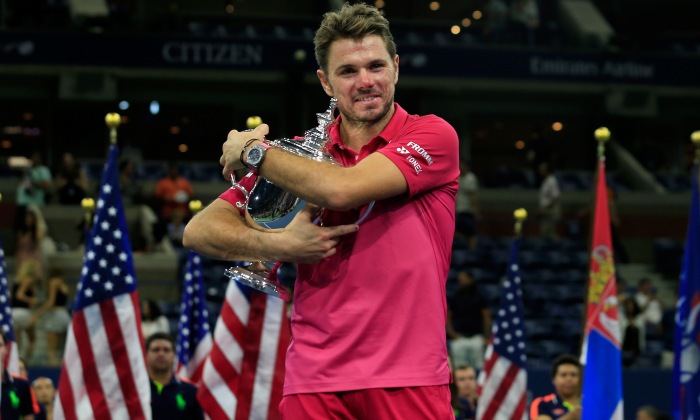 Стэн Вавринка с кубком US Open, Getty Images