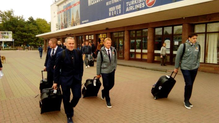Фейенорд прилетел в Одессу на матч с Зарей - Лига Европы