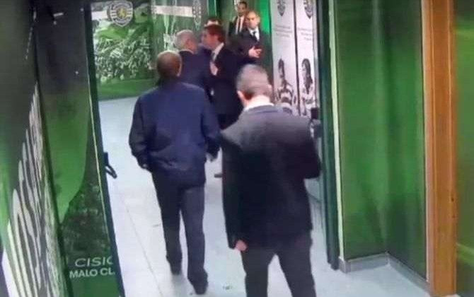 Президент Спортинга плюнул в коллегу из Ароуки - Другая сторона