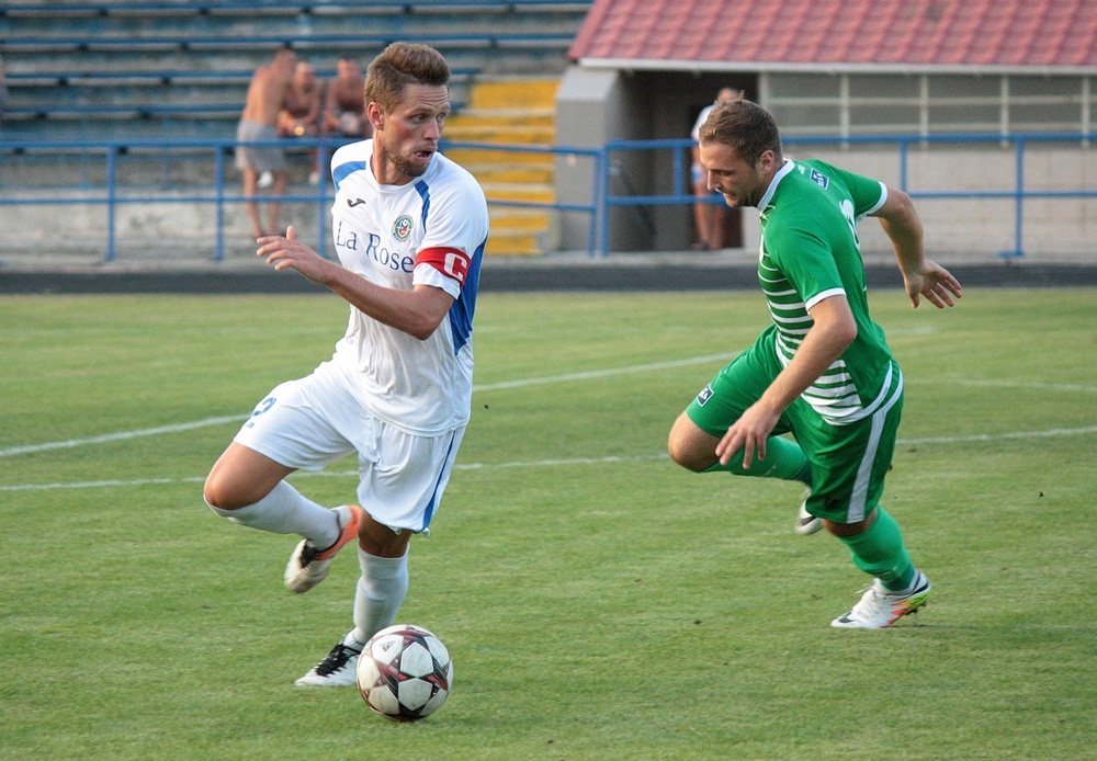 Дмитрий Поспелов (слева), фото fczhemchuzhina.od.ua