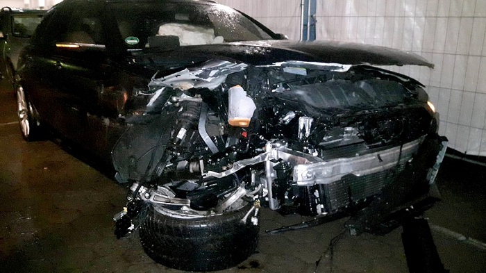 Форвард Вердера Макс Крузе разбил в ДТП Audi A6 - Другая сторона