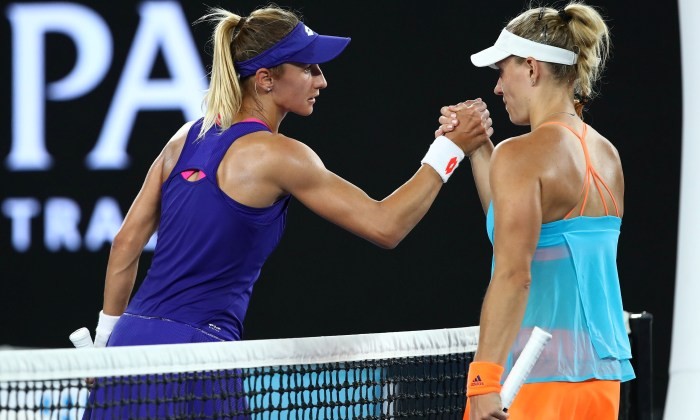 Цуренко и Кербер провели длиннейший розыгрыш Australian Open - Australian Open