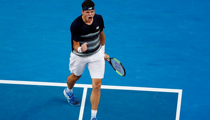 Раонич не без проблем прошел Симона - Australian Open