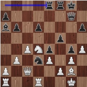 Следующий ход белых – Л:d3. Далее конь с d4 будет переброшен на f4, сhess24.com