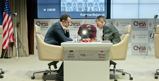 Shamkir Chess 2017, раунд 4: Эльянов расходится миром с Адамсом - Шахматы