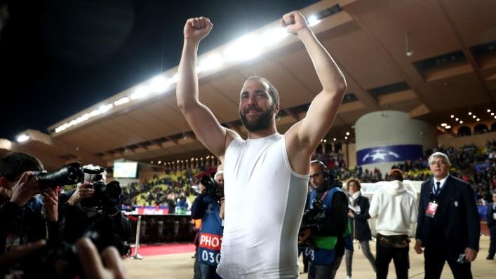 Игуаин забил в плей-офф Лиги чемпионов впервые за четыре года - Лига чемпионов