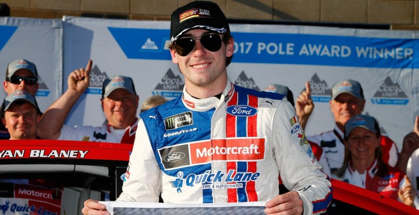Блейни впервые в карьере выиграл поул в NASCAR - Автоспорт