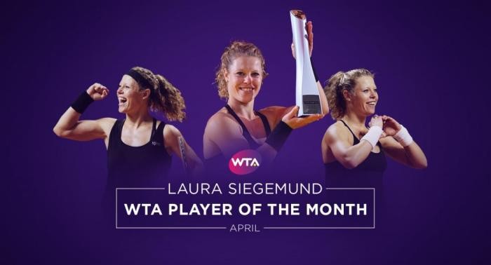 Зигемунд - лучшая теннисистка апреля по версии WTA - Теннис