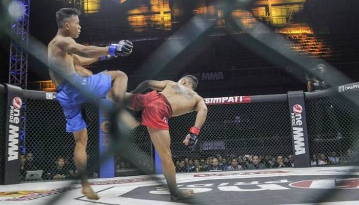 Зрелищный нокаут из MMA Индонезии - MMA