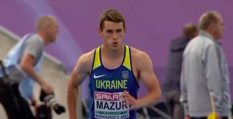Украинец Мазур - чемпион Европы среди молодежи в прыжках в длину - Легкая атлетика