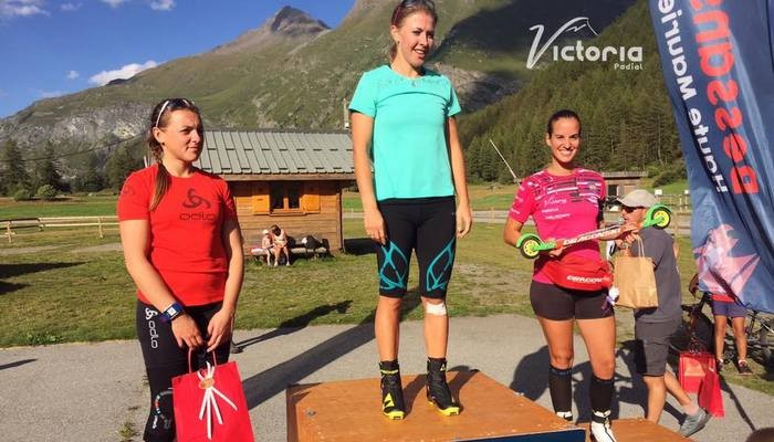 Джима выиграла выставочную гонку на сборах во Франции - Биатлон